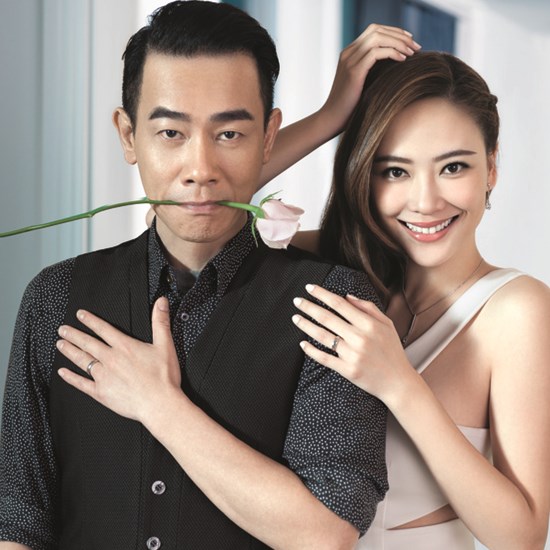 陳小春、應采兒夫婦成為香港寶靈珠寶代言人