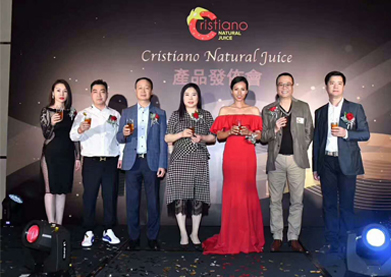 歐陽震華香港 出席Cristiano Natural Juice產品發布會 現場